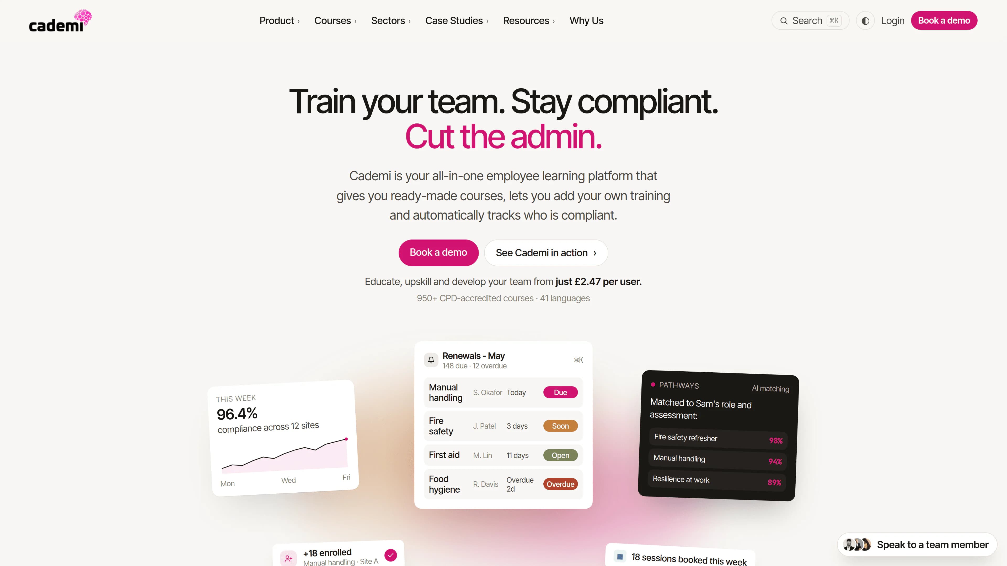Marketing site