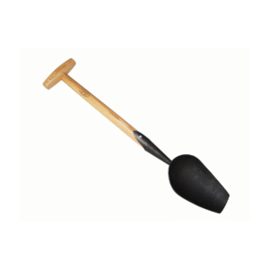 DeWit Compost Digging Scoop Trowel with T-Handle, Head: 8"L x 4.5"W Total: 25"L