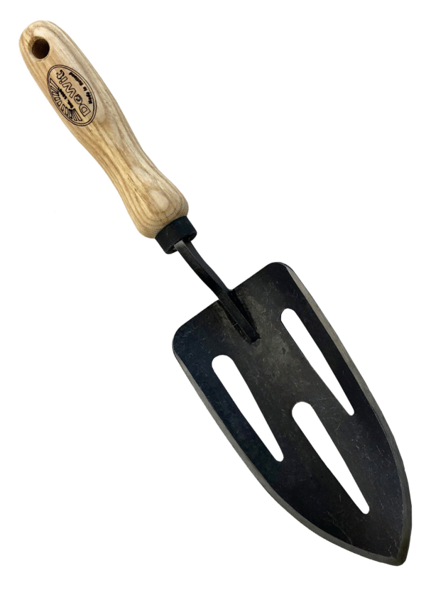 DeWit Sieve Trowel, Head: 6.3"L x 3"W, Total 13"L   0.5lbs