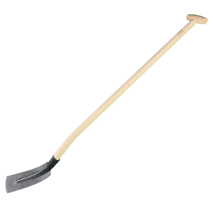 DeWit Trenching Shovel w/4" Wide Head & T Handle, Head: 5.2"D x 4"W; Total: 53.6"L