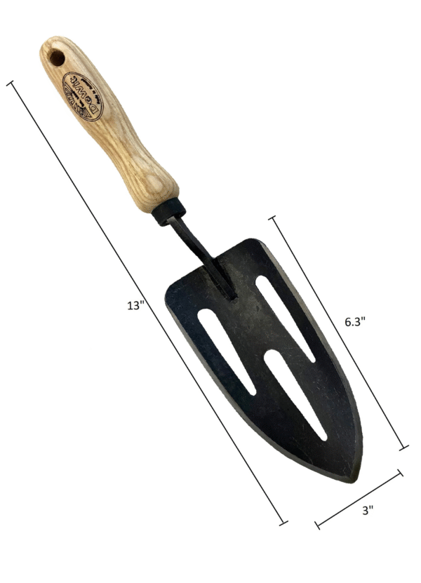 DeWit Sieve Trowel, Head: 6.3"L x 3"W, Total 13"L   0.5lbs - Image 3