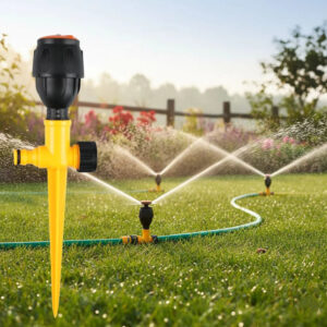 360° Automatic Garden Sprinkler – Rotating Lawn & Yard Watering System