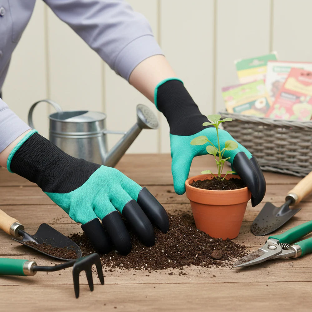 Garden Claw Gloves (Pair) – Heavy-Duty Digging Gloves with Built-In Claws 2