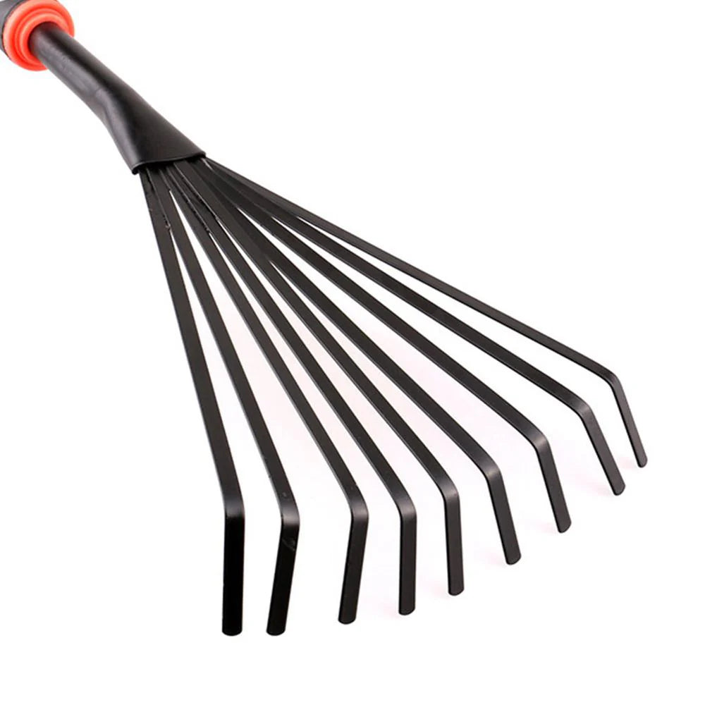 Premium Hand Leaf Rake – Heavy-Duty Steel Garden Tool with Ergonomic Grip 1