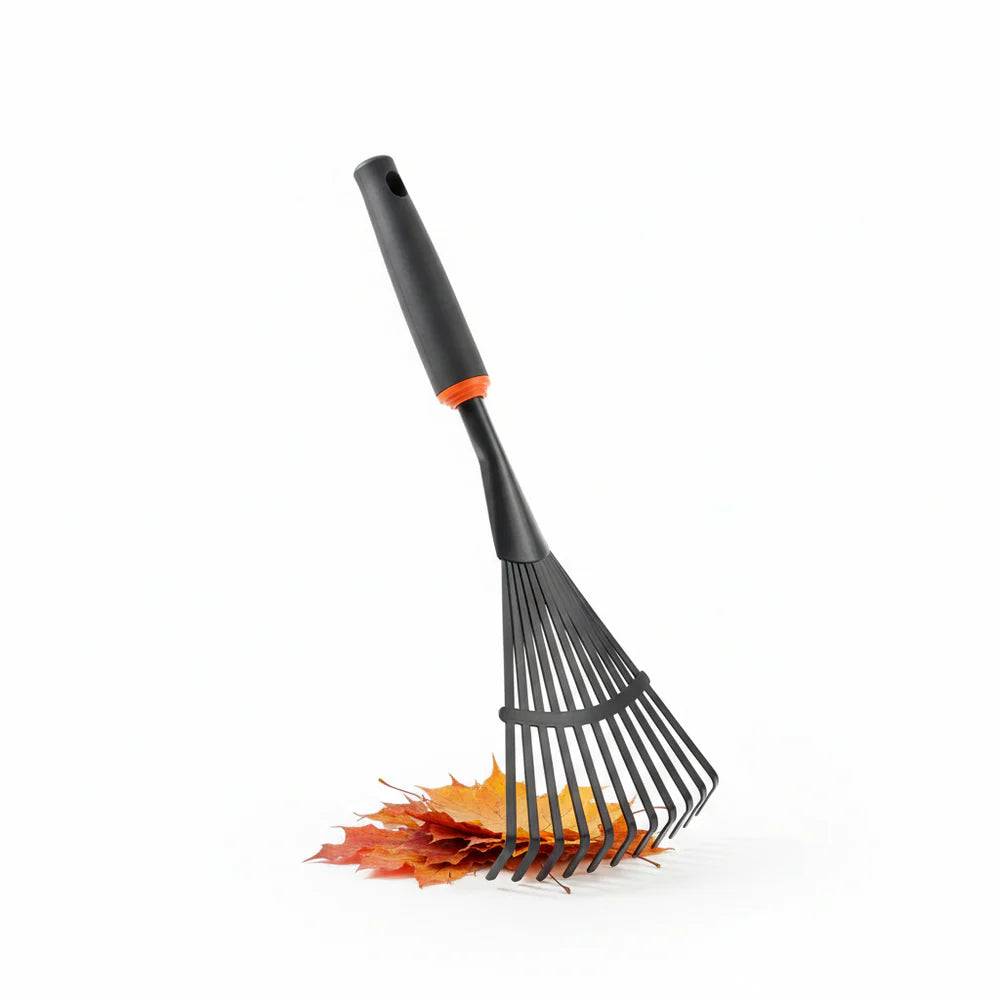 Premium Hand Leaf Rake – Heavy-Duty Steel Garden Tool with Ergonomic Grip 2